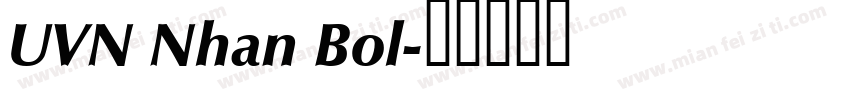 UVN Nhan Bol字体转换